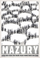 plakat Mazury zima (proj. Ryszard Kaja)