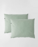2 x Poszewka na poduszkę HOP DESIGN – czysta bawełna splot płócienny – kolor szałwiowa zieleń (różne rozmiary)