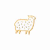 pin owca biała